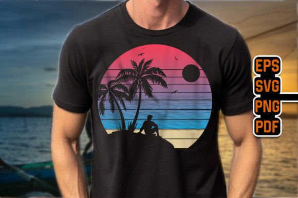 Beach Retro Trendy T-Shirt Design Review