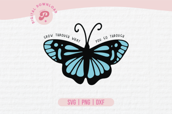 Butterfly SVG Simple Butterfly, Retro