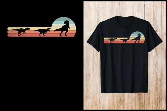 Dinosaurs Retro T-Shirt Design Review