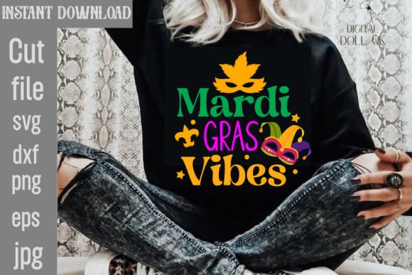 Mardi Gras Vibes SVG Cut File Review