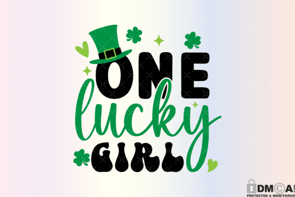 One Lucky Girl Svg Png Review