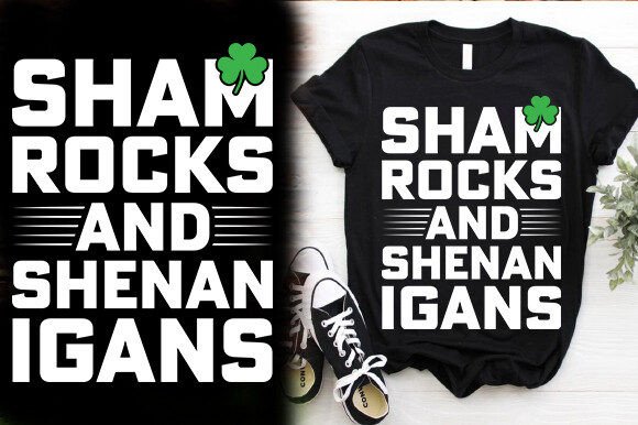 SHAMROCKS and SHENANIGANS TSHIRT DESIGN