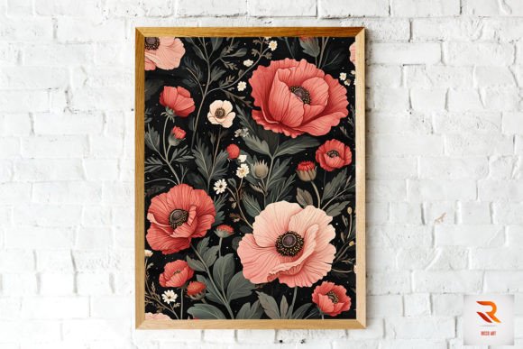 Vintage Retro Beautiful Flowers Painting Review